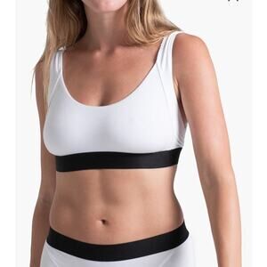 Lunya Siro Well Rounded Sleep Bralette White